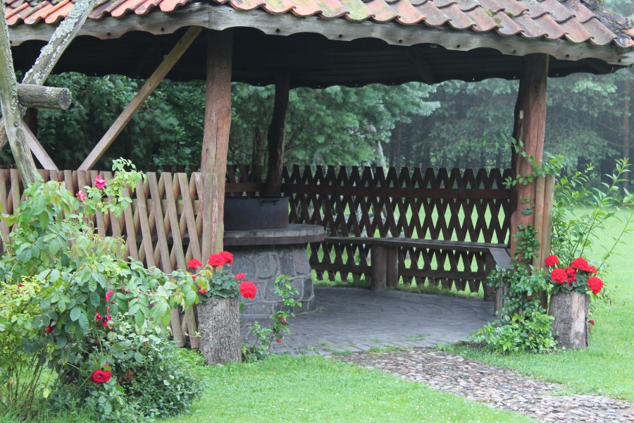 Pirtis prie tvenkinio